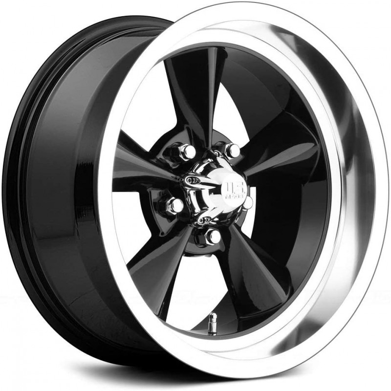 US Mags U107 17x7 + 17x8 Gloss Black, sada 4ks