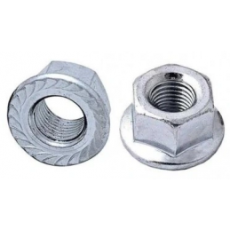 3/8-24 (9,5mm) HEX FLANGE NUT SERRATED