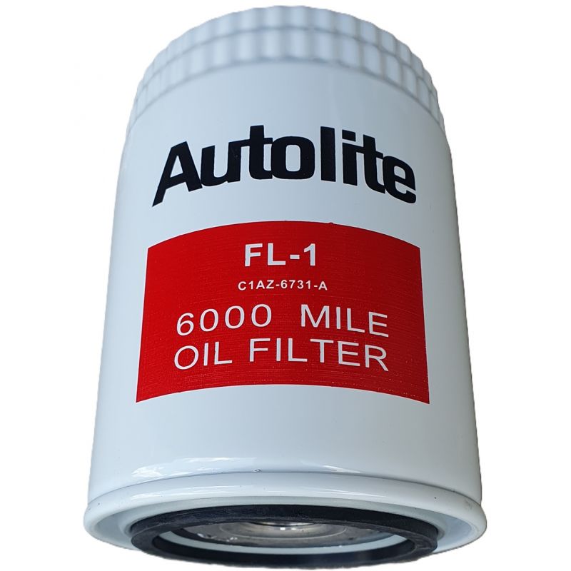 Reproduction of Autolite FL1 oil filter, all Ford classic engines 289 302 390 428 200