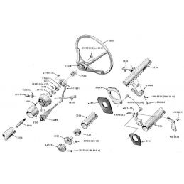 STEERING COLUMN locking ring (97476-S) 67-73