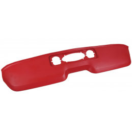 Dash pad, bright red 65