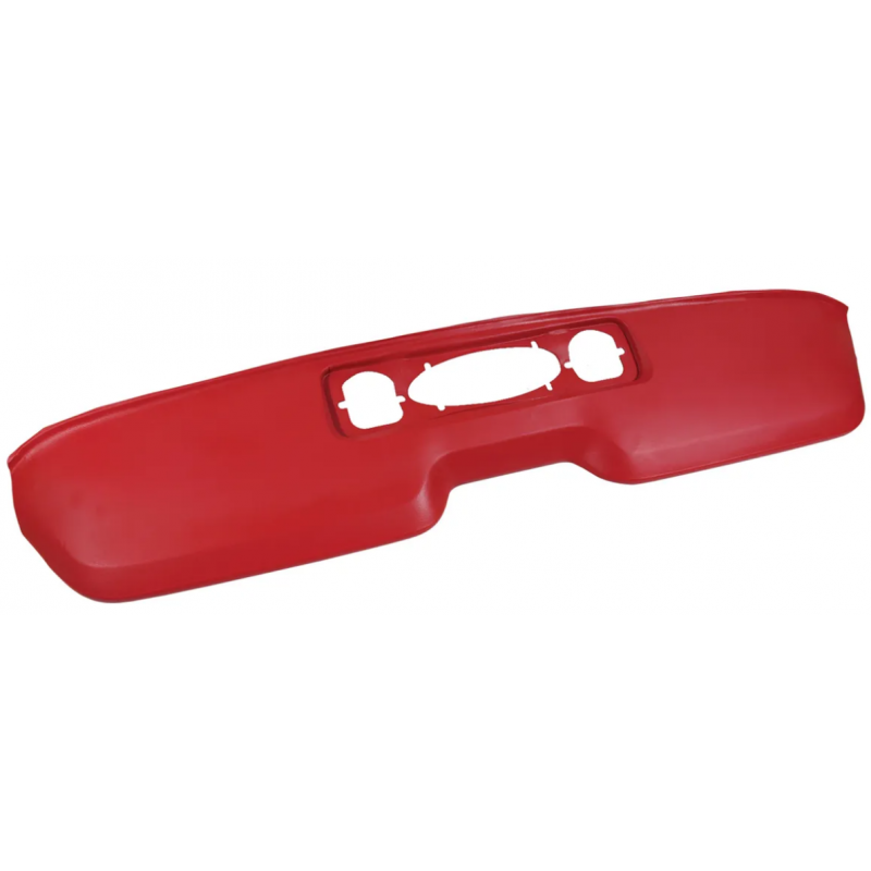 Dash pad, bright red 65