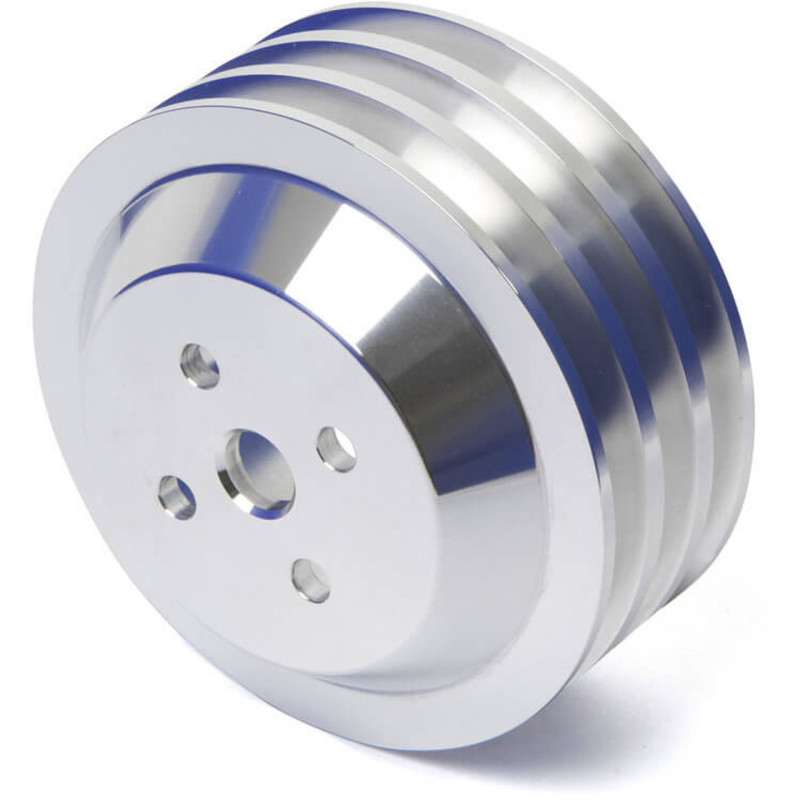 Water Pump Pulley 3V (High Flow) Silver 390, 427, 428 68-73 Water Pump Pulley 3V (High Flow) Silver 390, 427, 428 68-73