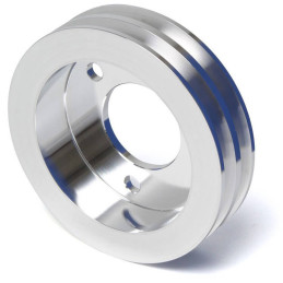 Crank Pulley 2V Silver 390, 427, 428 67-73