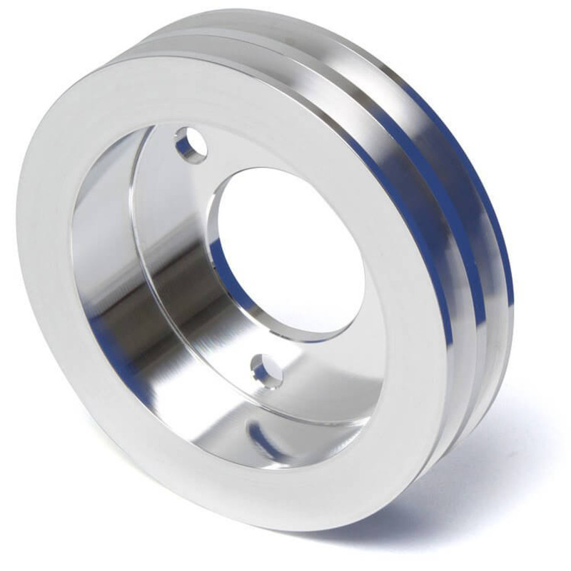 Crank Pulley 2V Silver 390, 427, 428 67-73 Crank Pulley 2V Silver 390, 427, 428 67-73