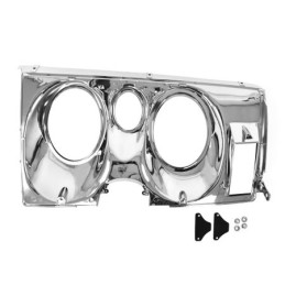 Instrument Cluster Bezel black (w/o dash vent) 71-73