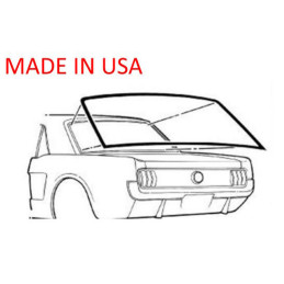 Kupé 64-68 těsnění zadního okna, výroba USA