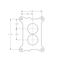 Karburátor Holley Street Avenger 2V 350CFM E-choke 64-73
