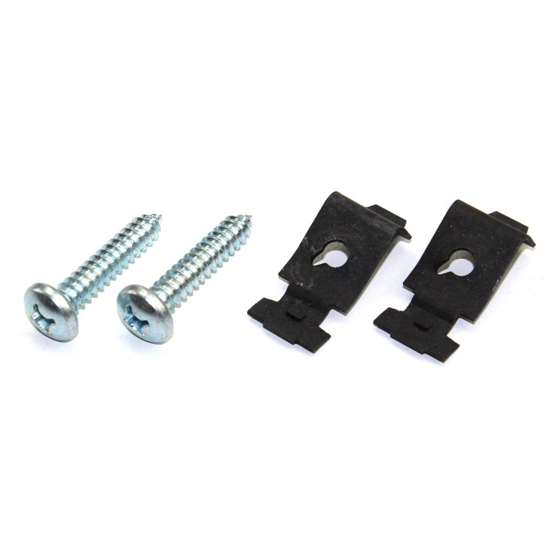 Arm Rest Retaining Clips w. Screws 64-66 Arm Rest Retaining Clips w. Screws 64-66