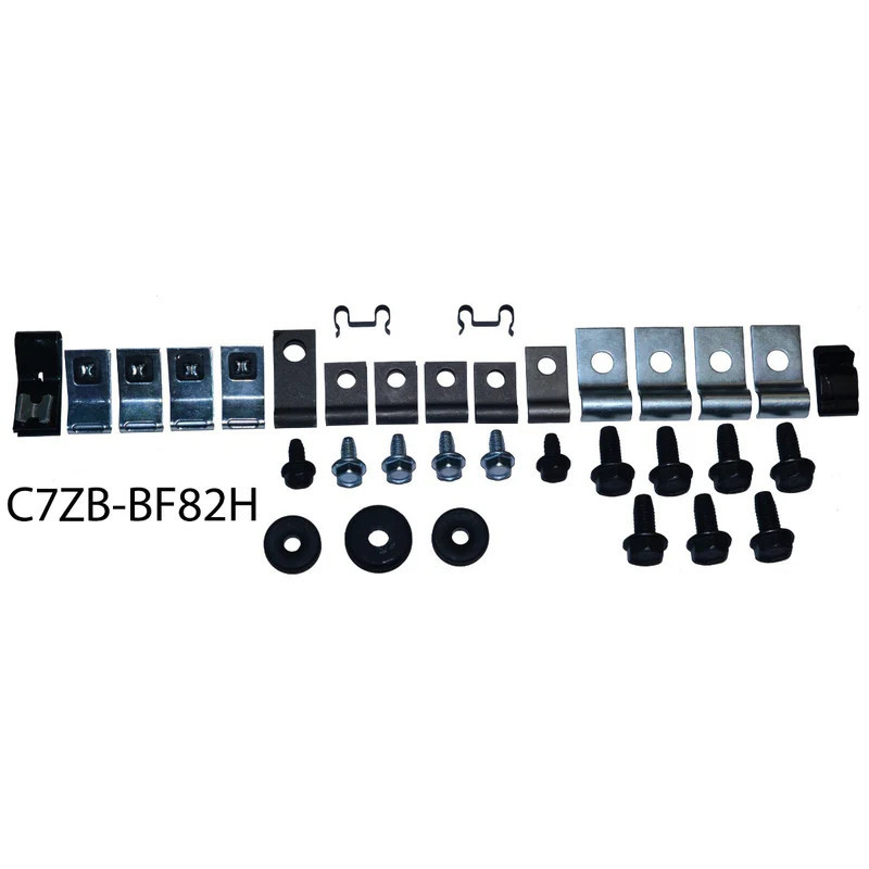 Gas & Brake Line Clip Kit V8 2piece fuel line Coupe (34) 67 Gas & Brake Line Clip Kit V8 2piece fuel line Coupe (34) 67