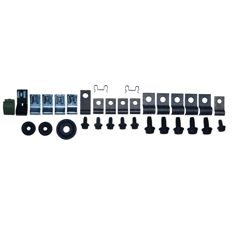 Gas & Brake Line Clip Kit V8 disc/drum Coupe (33) 69 Gas & Brake Line Clip Kit V8 disc/drum Coupe (33) 69