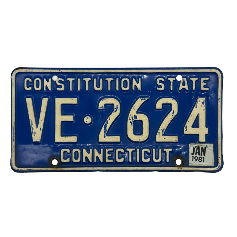 Connecticut poznávací značka Connecticut poznávací značka