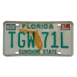 Florida poznávací značka