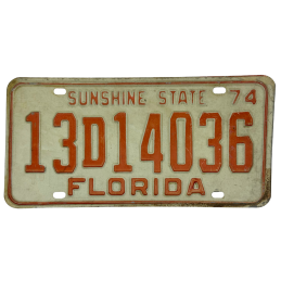 Florida poznávací značka