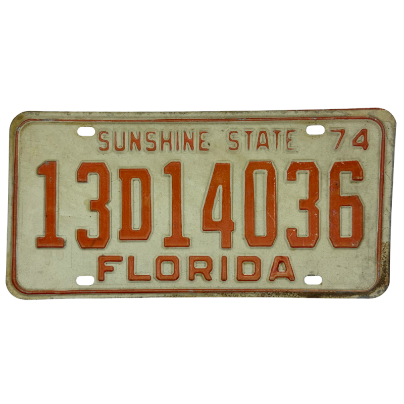 Florida poznávací značka Florida poznávací značka