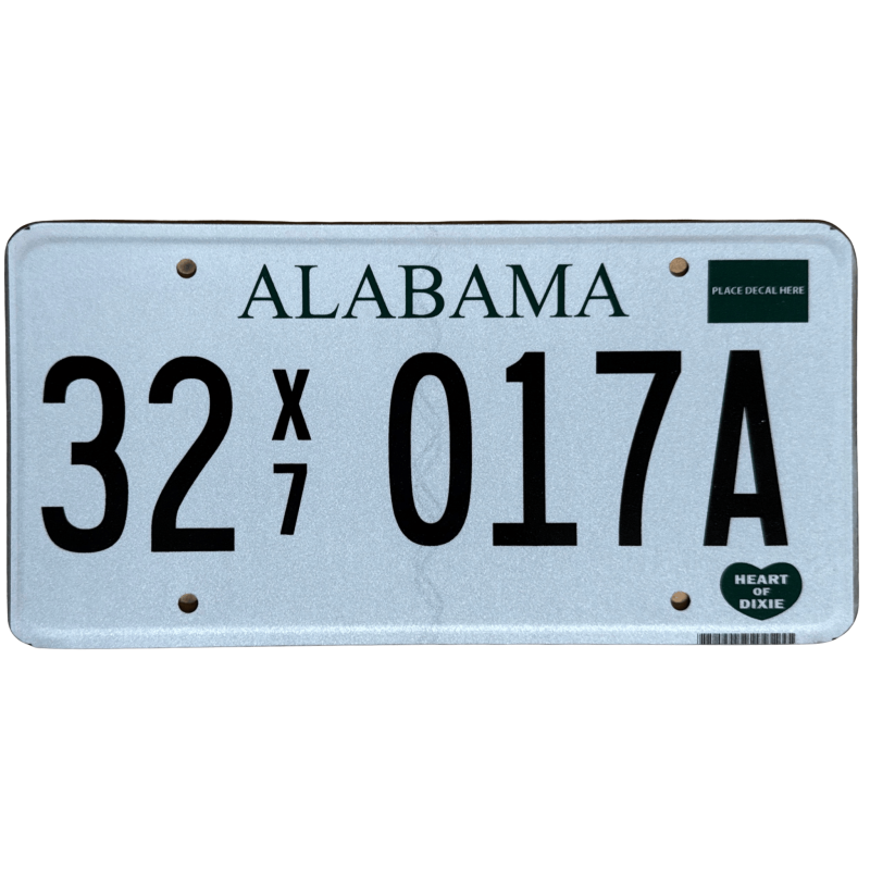 Alabama poznávací značka Alabama poznávací značka