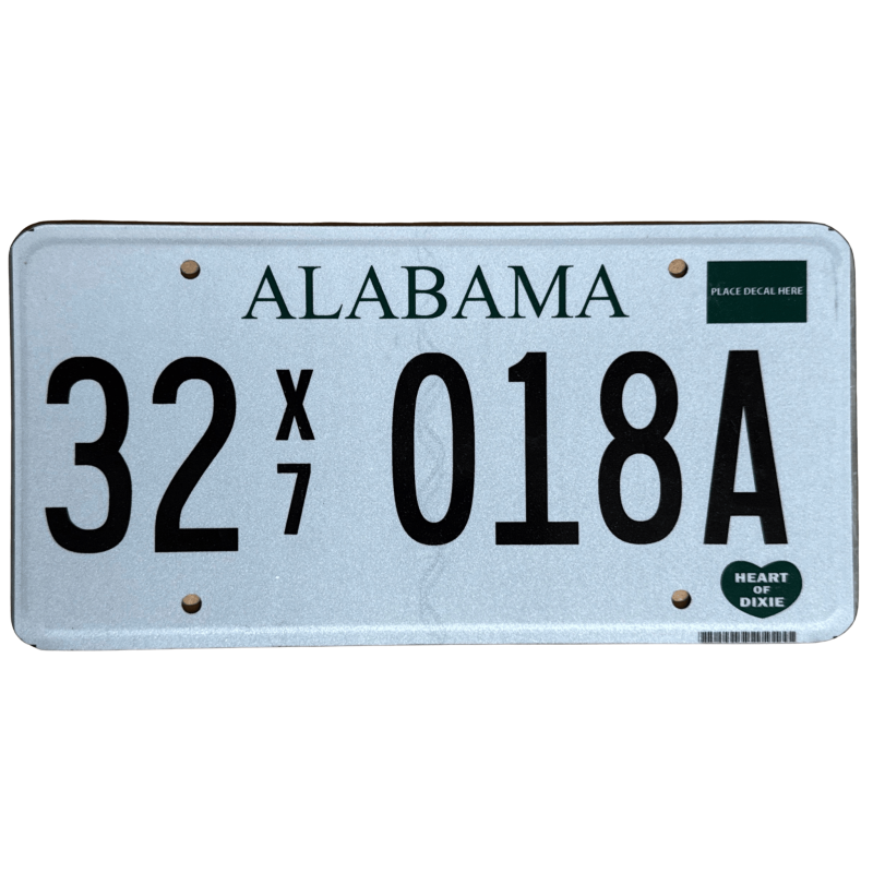 Alabama poznávací značka Alabama poznávací značka
