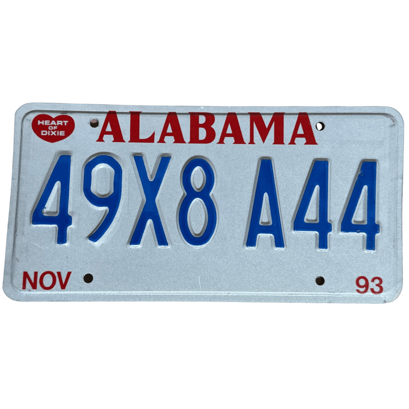 Alabama poznávací značka Alabama poznávací značka