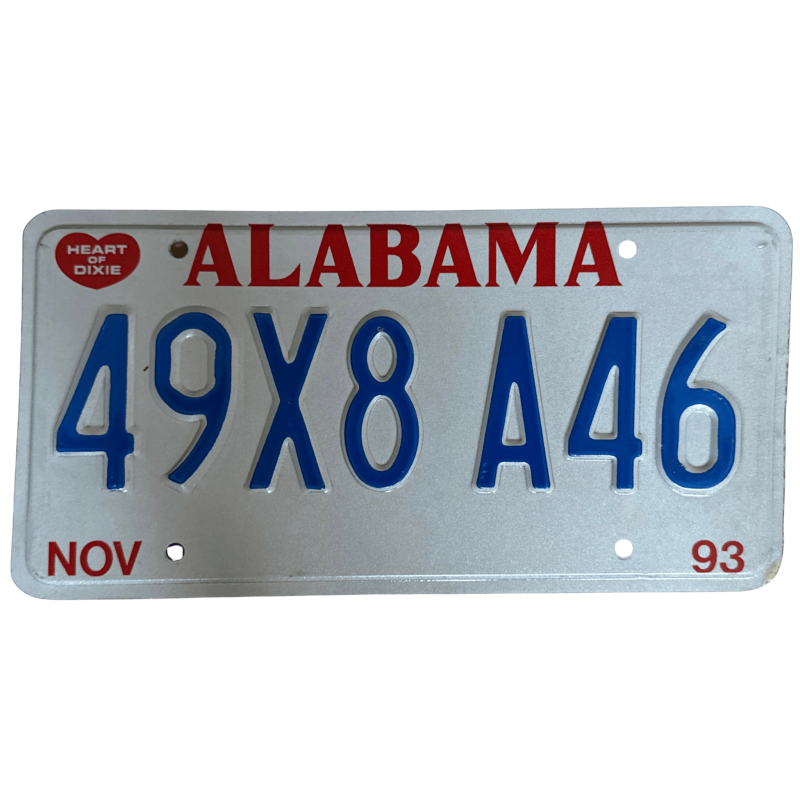 Alabama poznávací značka Alabama poznávací značka