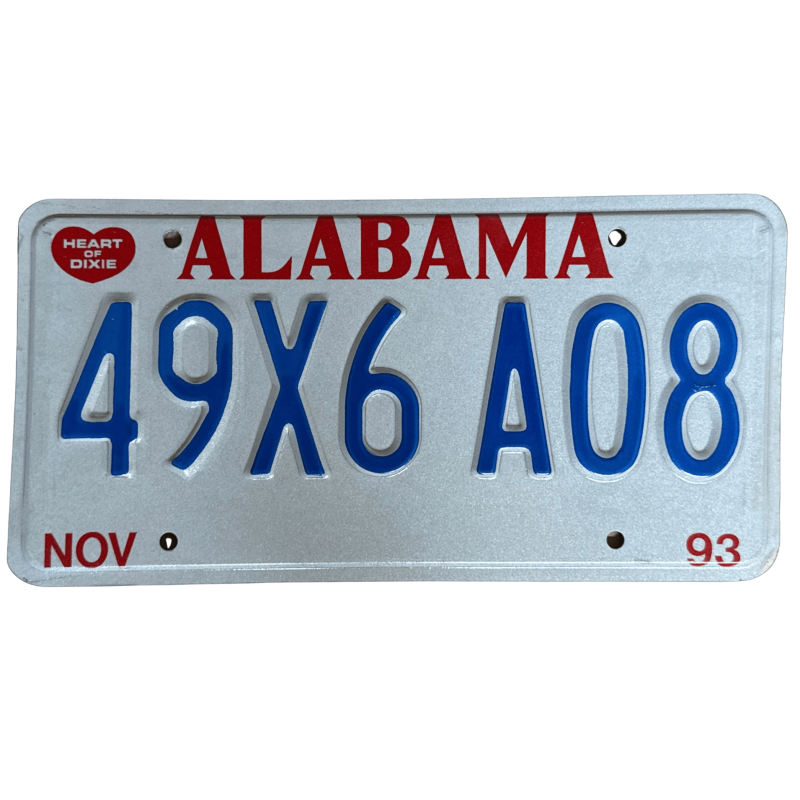 Alabama poznávací značka Alabama poznávací značka