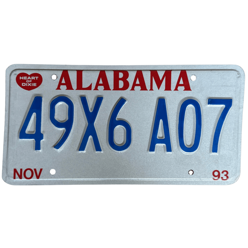 Alabama poznávací značka Alabama poznávací značka