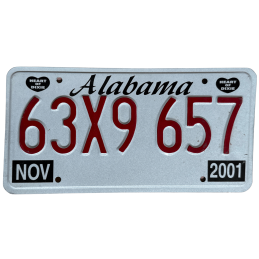 Alabama poznávací značka