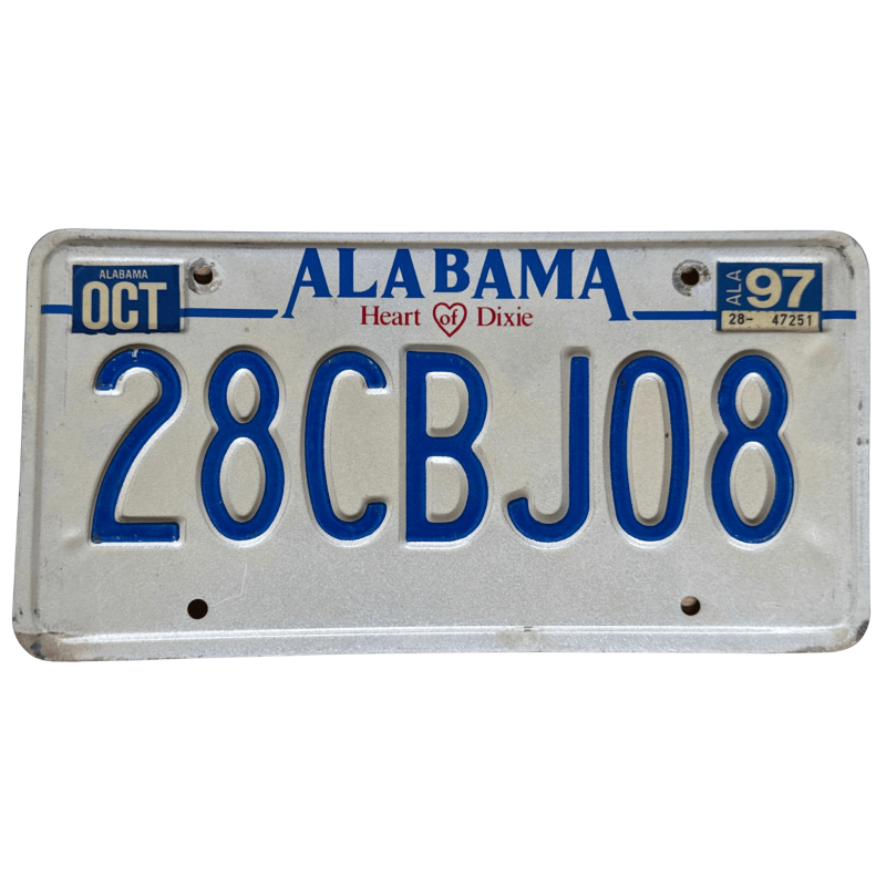 Alabama poznávací značka Alabama poznávací značka