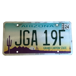 Arizonská poznávací značka