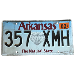 Arkansas poznávací značka