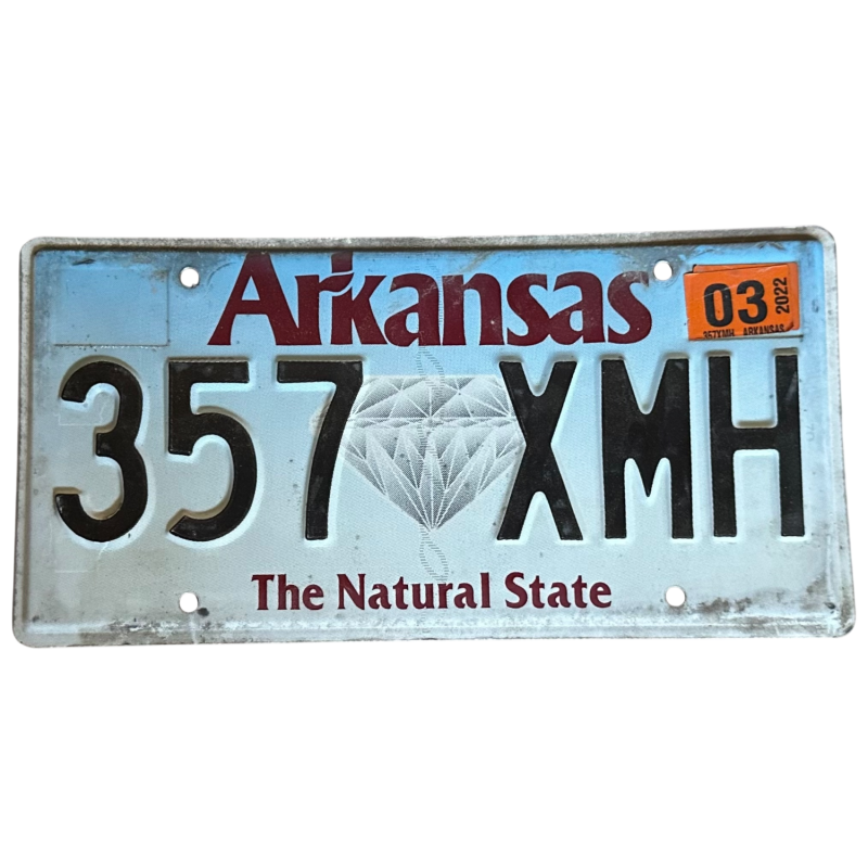 Arkansas poznávací značka