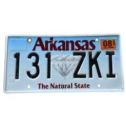 Arkansas poznávací značka
