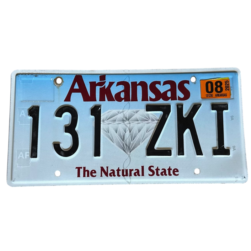 Arkansas poznávací značka