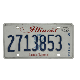 Illinois poznávací značka