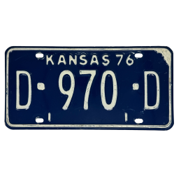 Kansas poznávací značka