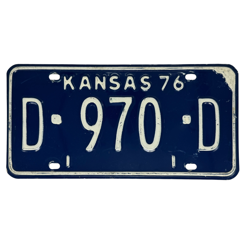 Kansas poznávací značka