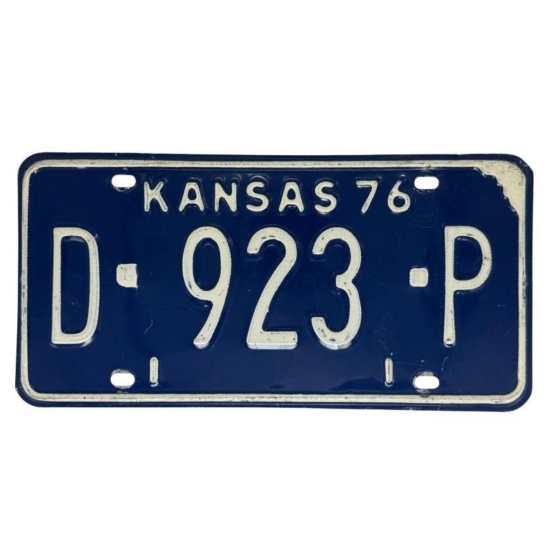 Kansas poznávací značka
