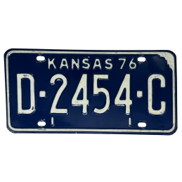 Kansas poznávací značka
