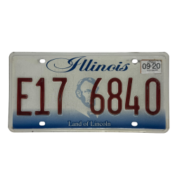 Illinois poznávací značka