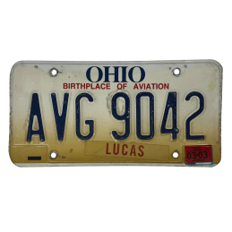 Ohio poznávací značka