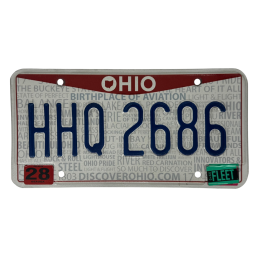 Ohio poznávací značka