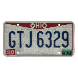 Ohio poznávací značka