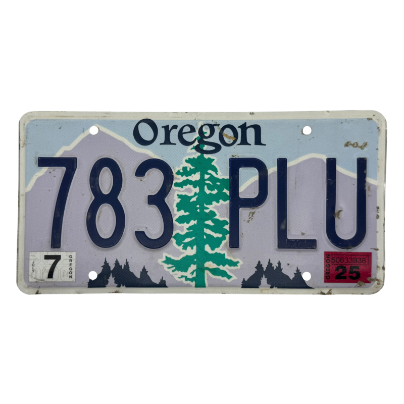 Oregon poznávací značka