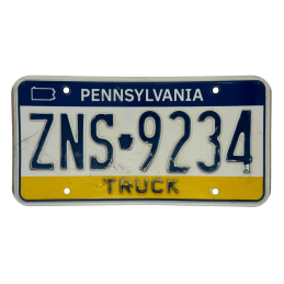 Pennsylvania poznávací značka