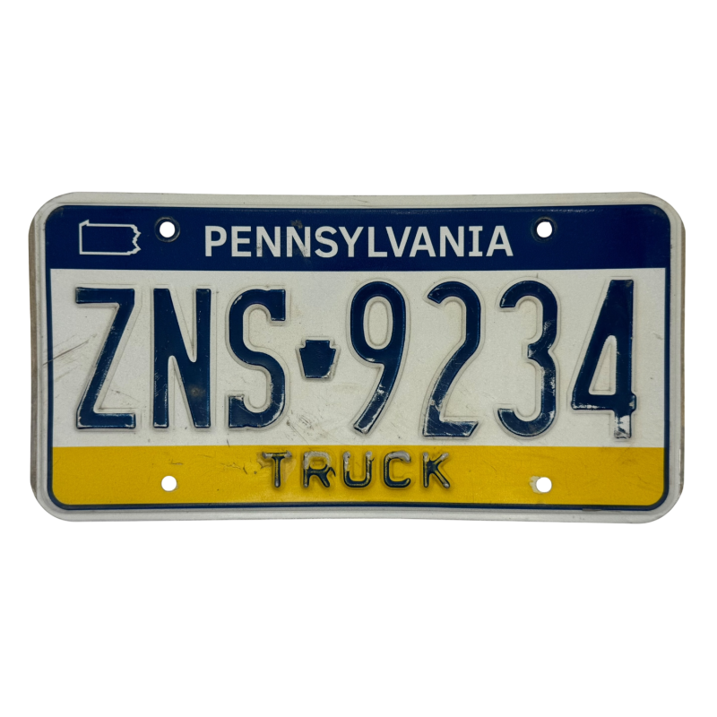 Pennsylvania poznávací značka