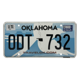 Oklahoma poznávací značka
