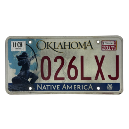 Oklahoma poznávací značka