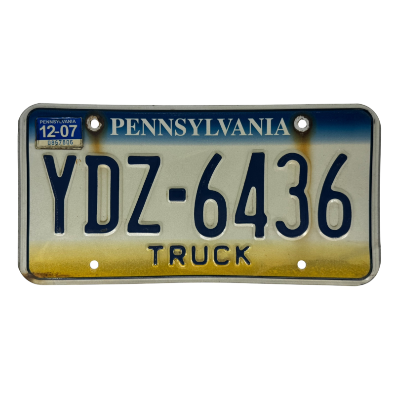 Pennsylvania poznávací značka