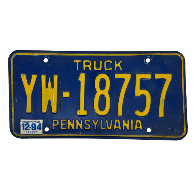 Pennsylvania poznávací značka
