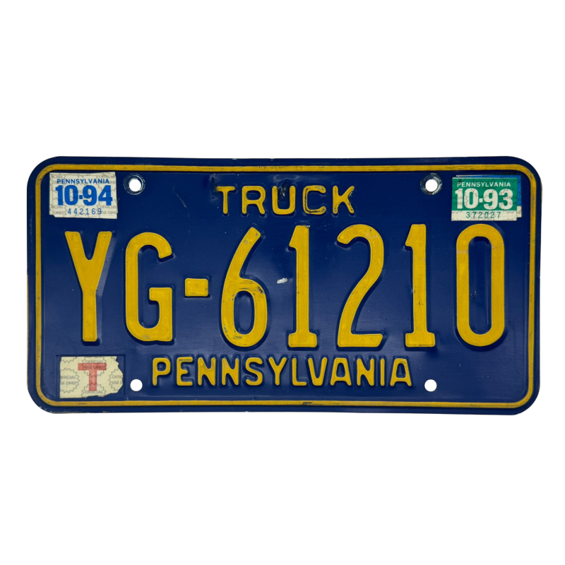 Pennsylvania poznávací značka