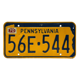 Pennsylvania poznávací značka